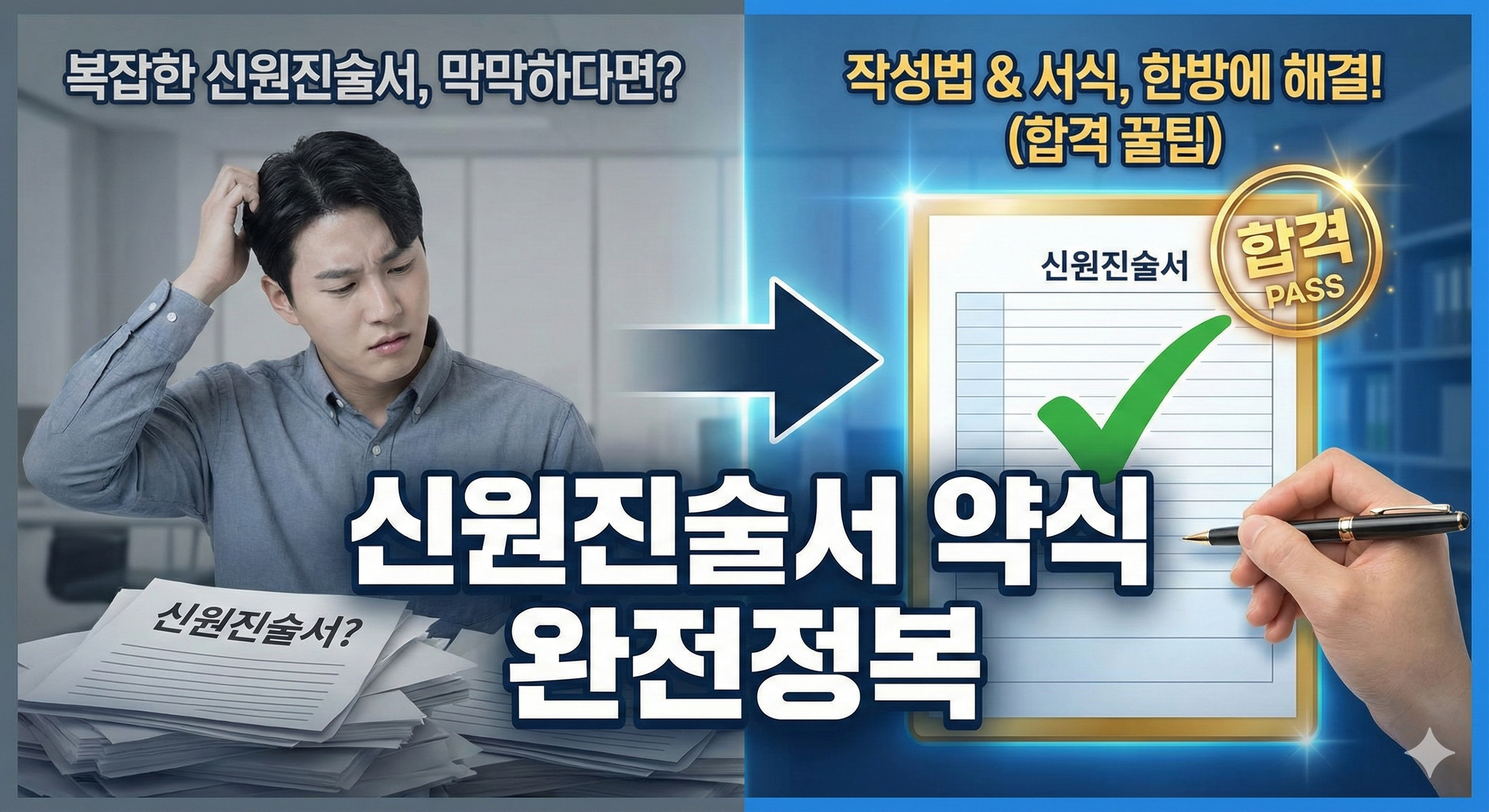 신원진술서 약식 작성법 및 서식 다운로드: 한 번에 통과하는 핵심 가이드