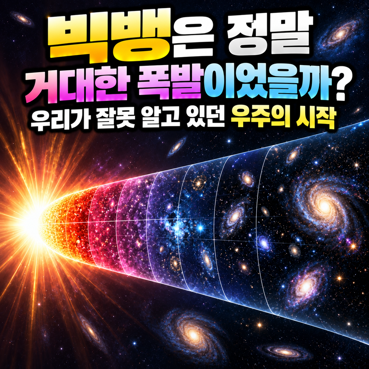 빅뱅은 정말 거대한 폭발이었을까?