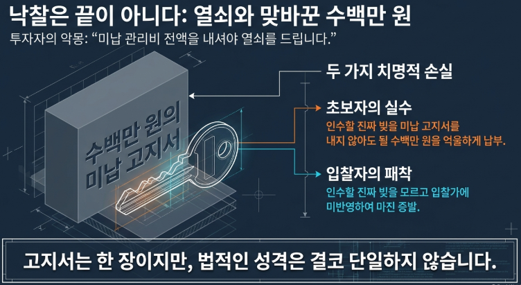 낙찰은 끝이 아니다. 미납 관리비는 어디까지 내야할까