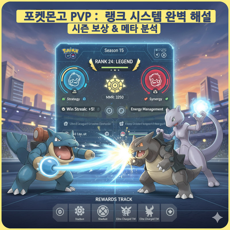 포켓몬고 PvP, 시즌 구조와 랭크 시스템 완벽 해설