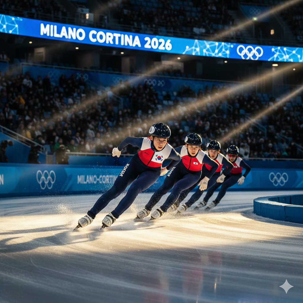 2026 밀라노 올림픽 쇼트트랙 국가대표팀 최민정 경기 모습