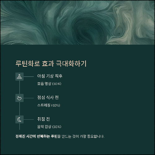 고혈압 걱정 끝! 하루 5분으로 혈압 잡는 생활습관