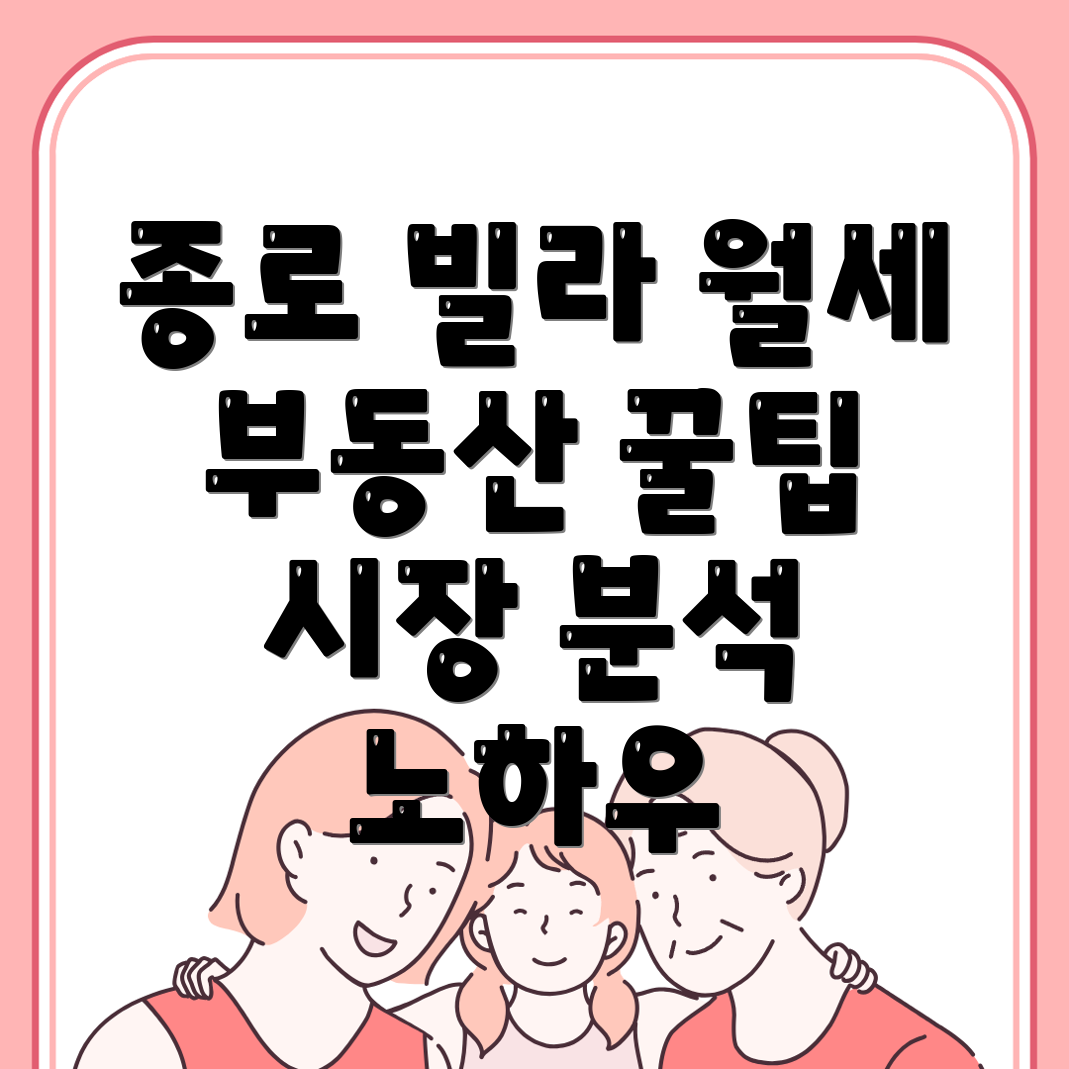 서울 종로구 동숭동 빌라 월세