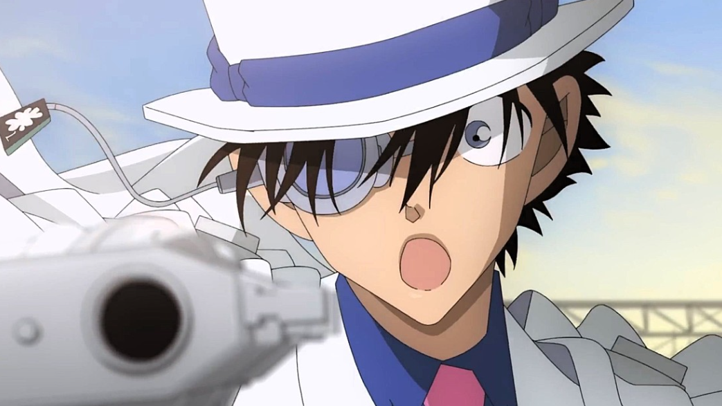 명탐정 코난 등장인물 괴도키드의 모습