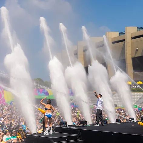 워터밤 쇼 사진