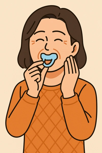 팔자주름 마우스피스 효과 실제 사용기9