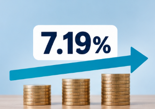 직장가입자는 월급에 7.19%를 적용합니다