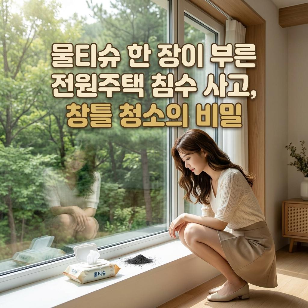 횡성 주말주택 샷시 청소, 세컨하우스 오너를 위한 30평대 창틀 관리법! 배수구 막힘 해결로 여름 대참사 방지하기