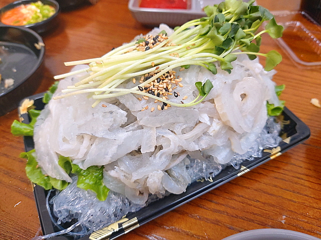광어 세꼬시