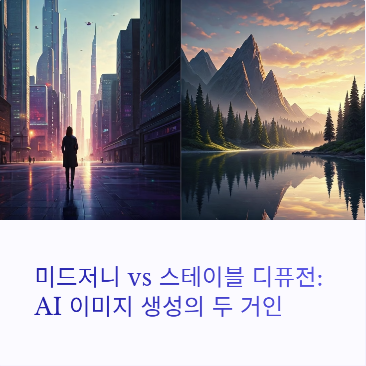 이미지 생성 AI, 미드저니 vs 스테이블 디퓨전 전격 비교