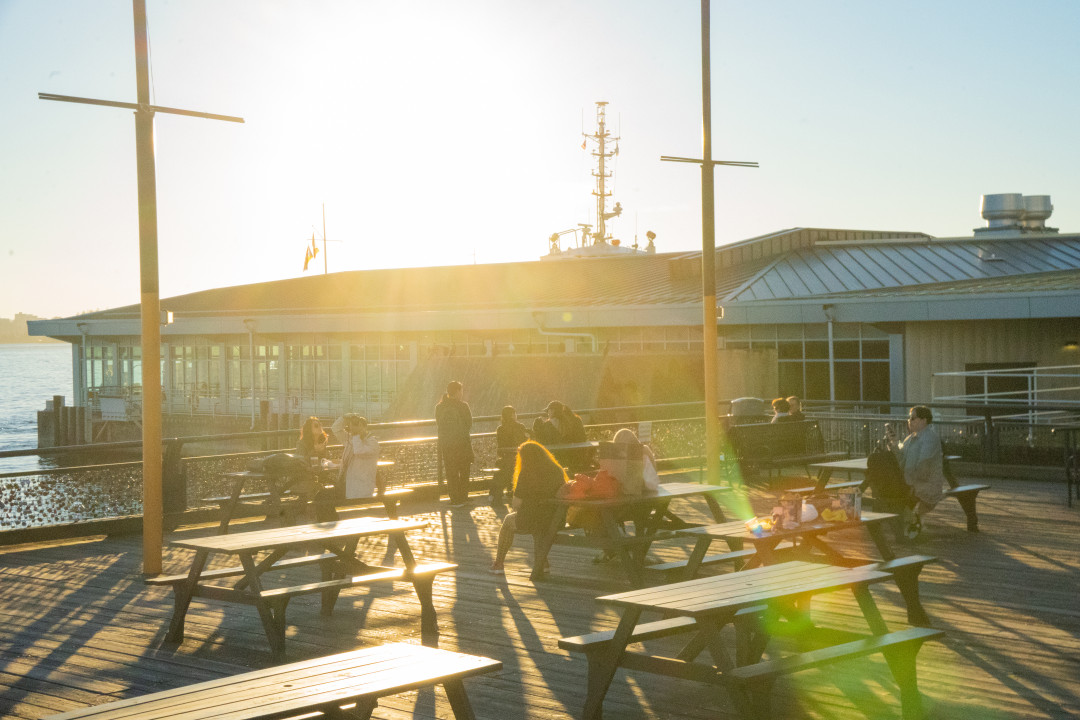 노스 밴쿠버 일몰