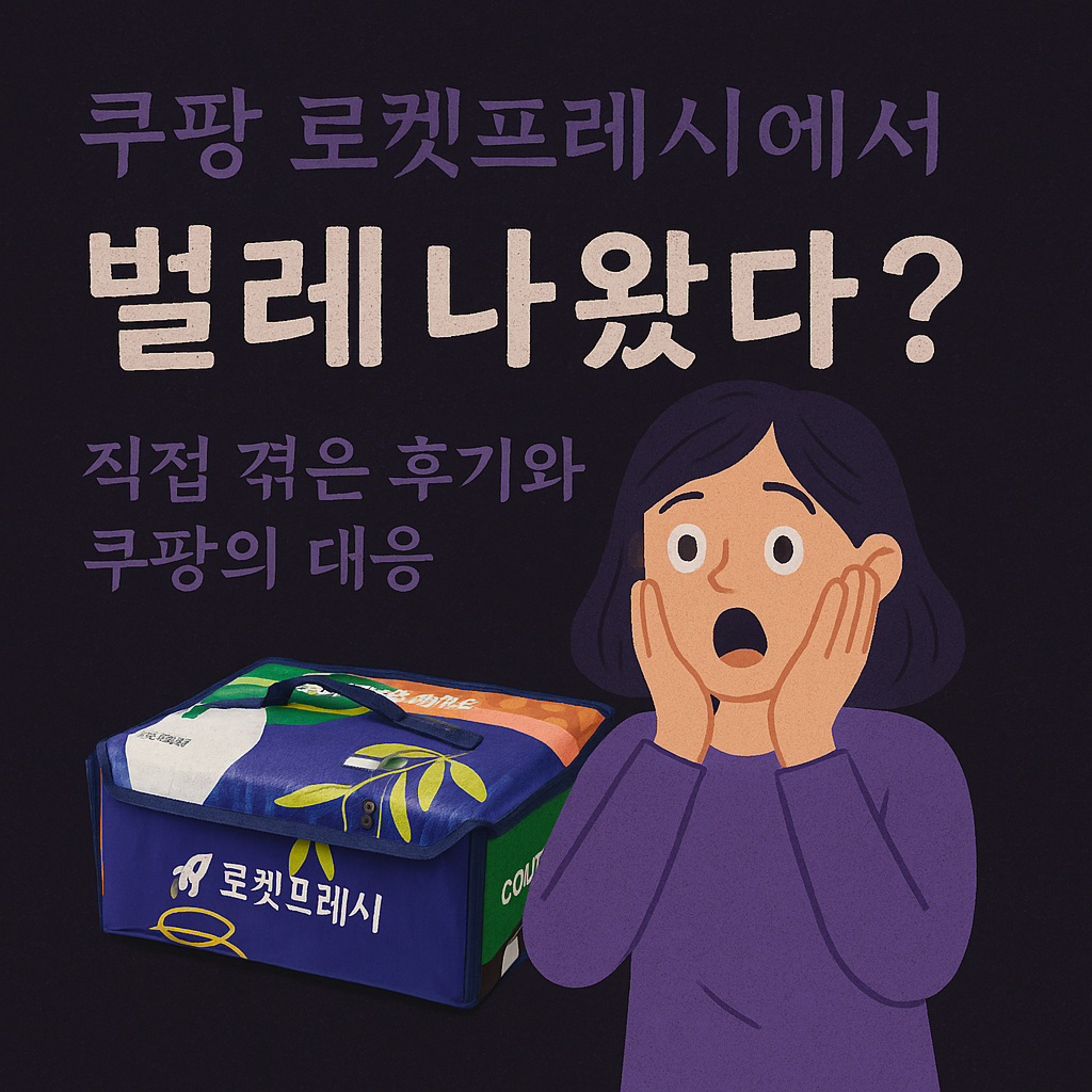 쿠팡 바퀴벌레