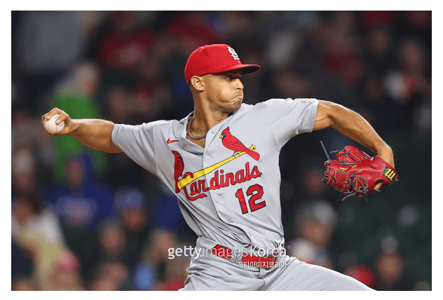 야구선수 조던힉스 사진 이미지입니다.