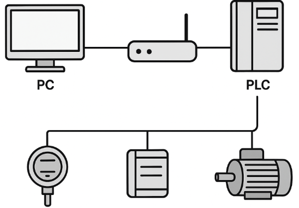 modbus 이해하기 삽화 이미지