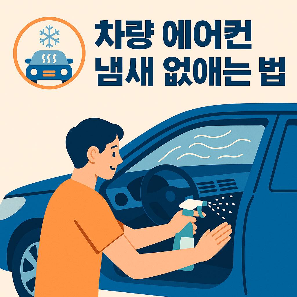 자동차 에어컨 냄새 제거 - 셀프 클리닝으로 쾌적한 여름 준비하기