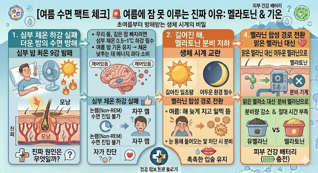 여름 수면 팩트 체크