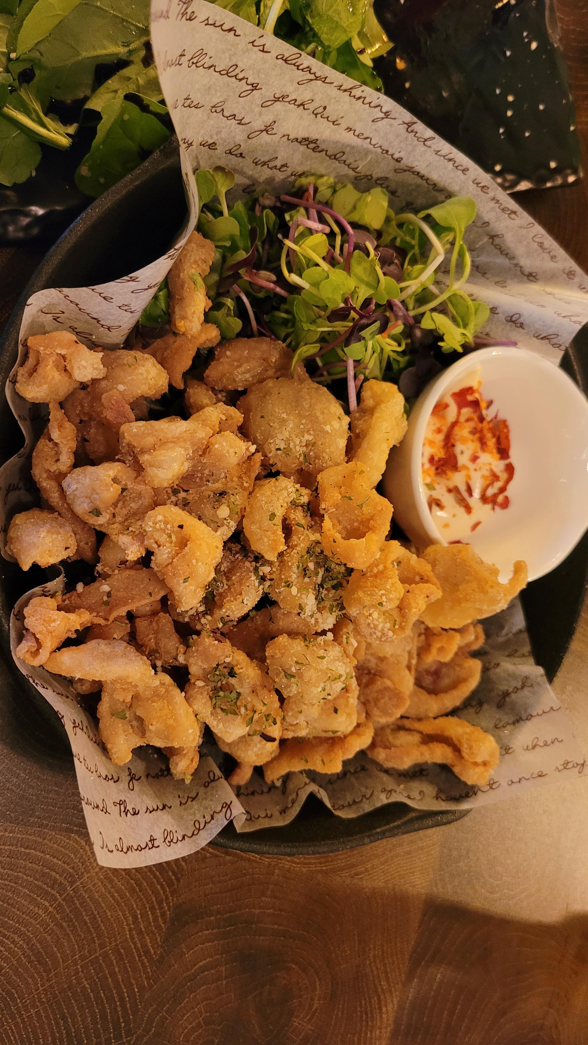 미소식탁 닭껍질튀김