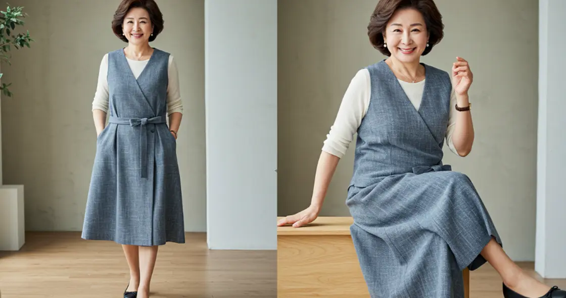 60대 여성 편안한 의류 코디법