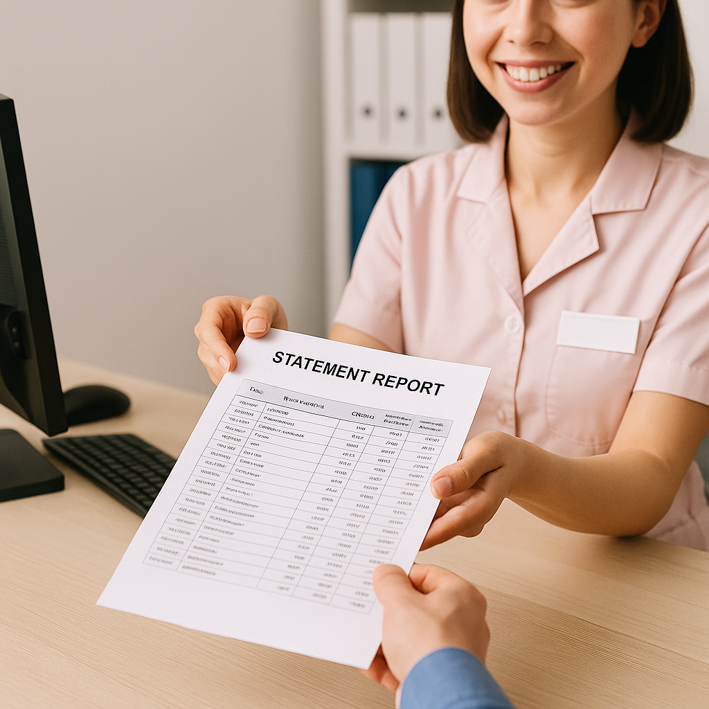 닥터스 세부내역서 출력 방법 및 보험청구용 발급법