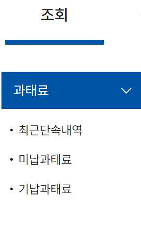 교통범칙금 조회