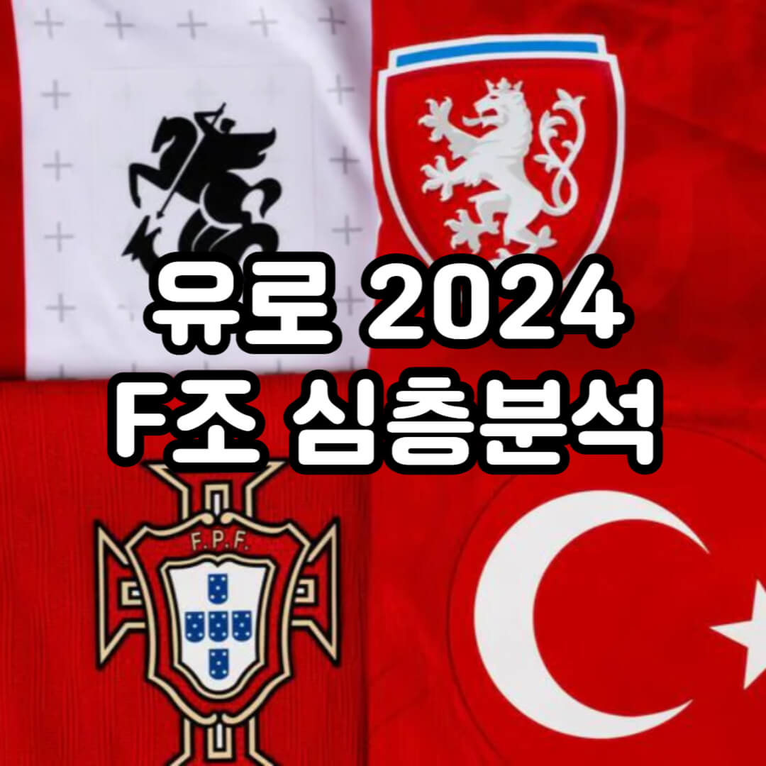 유로 2024 F조 심층분석