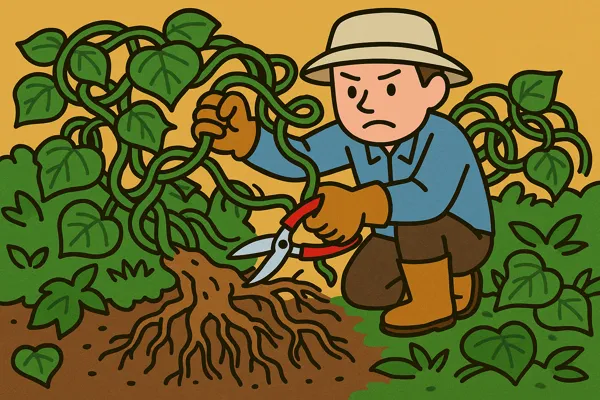 칡넝쿨 제거 방법과 뿌리 관리 비법13