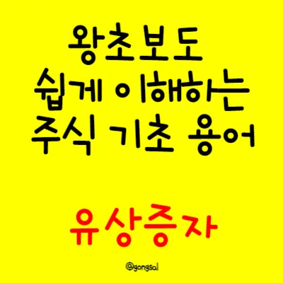 왕초보도-쉽게-이해하는-주식-기초-용어-유상증자