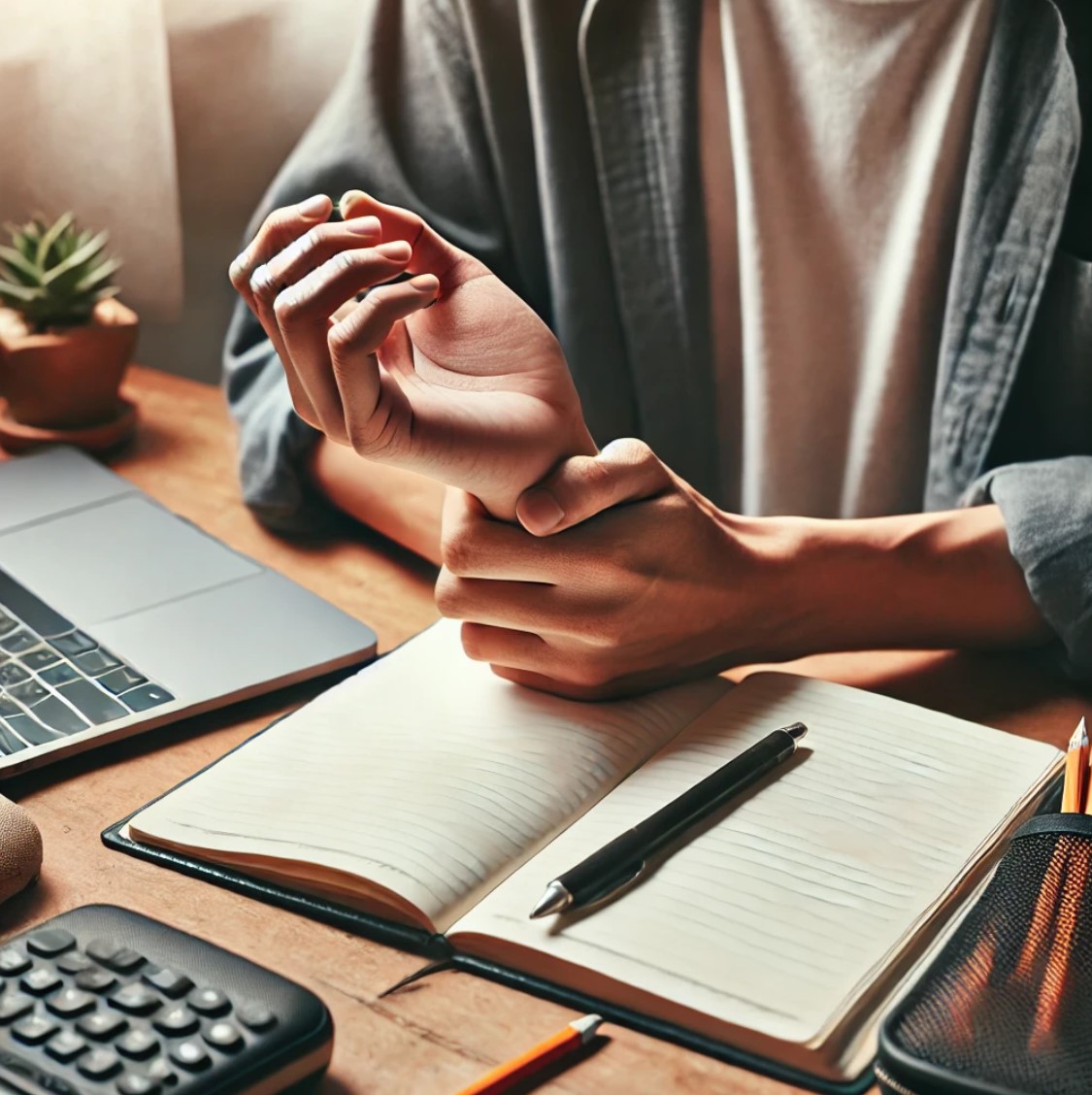 학생 필수 손목 운동, 통증 관련 사진