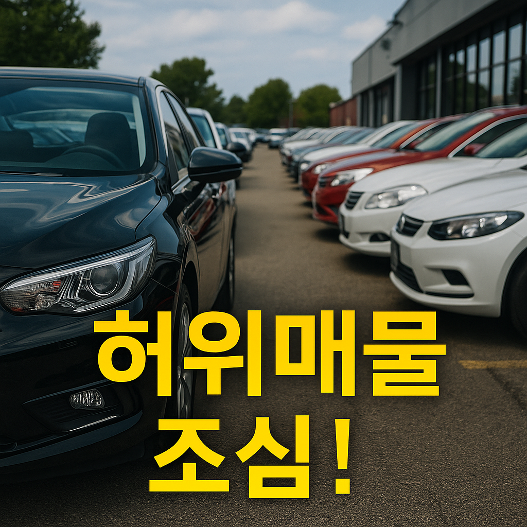 중고차 허위매물 피하는 실전 방법과 최신 사례 총정리