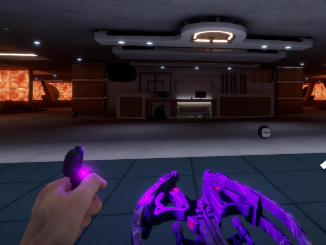 안내 데스크 모습.