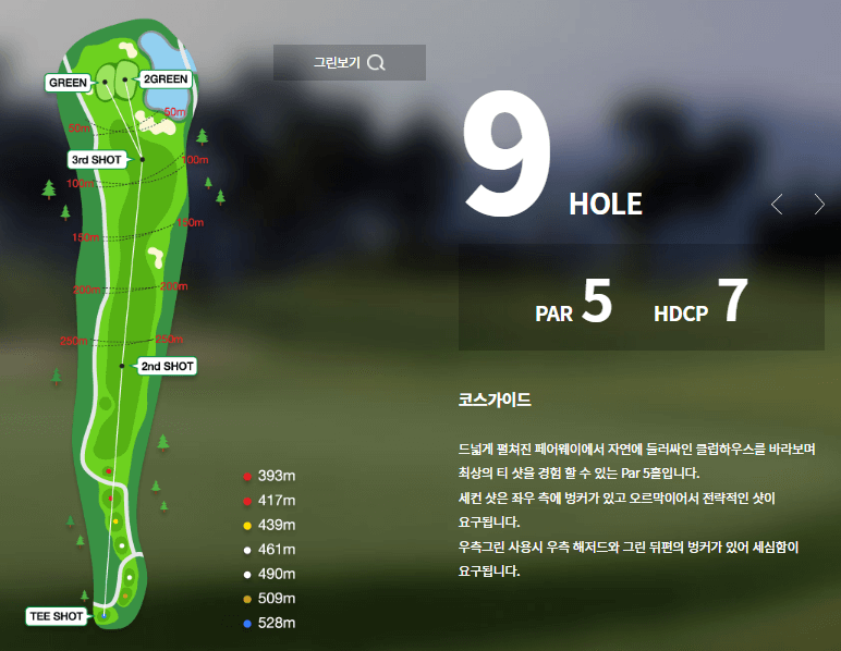 에버리스 골프리조트 파인코스 9