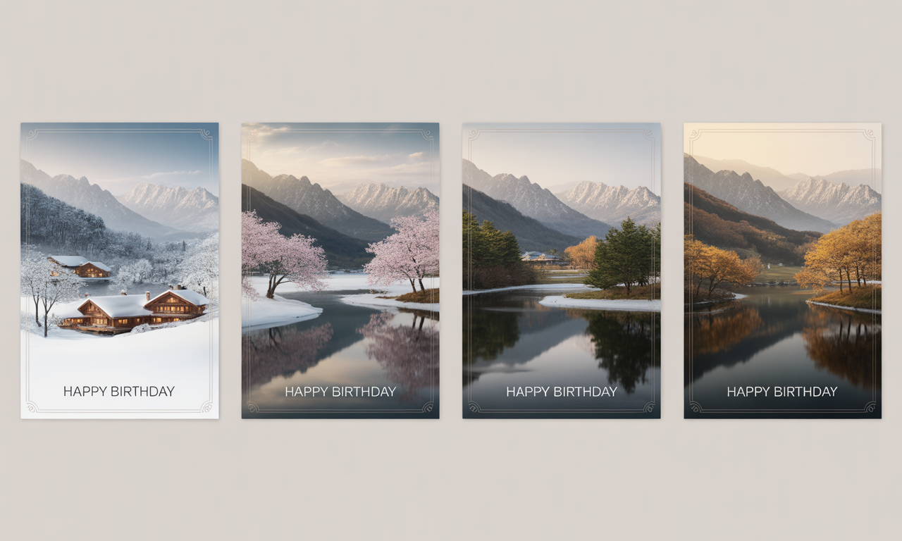 엽서 기념품 제작