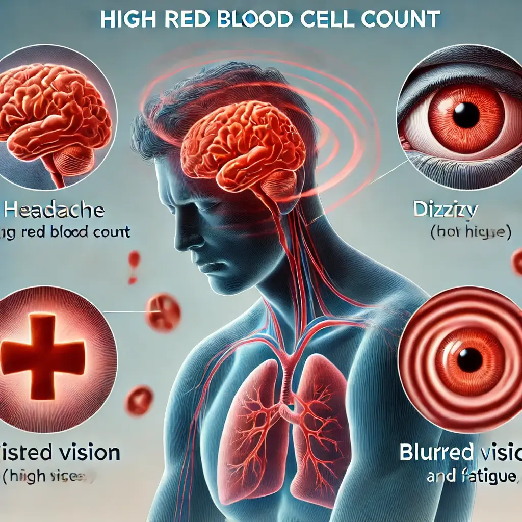 적혈구 수치 높을 때 증상