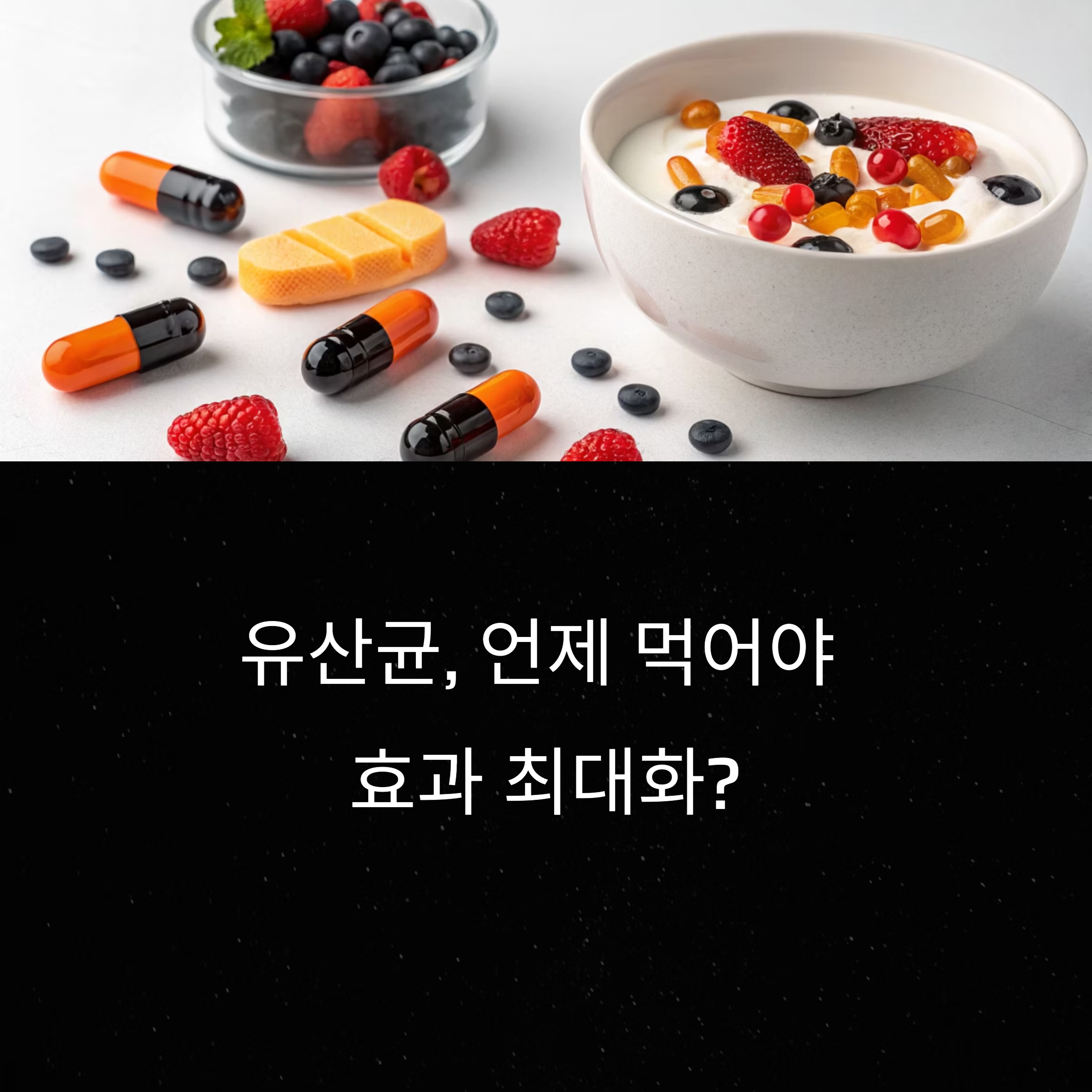 유산균의 공복 시기