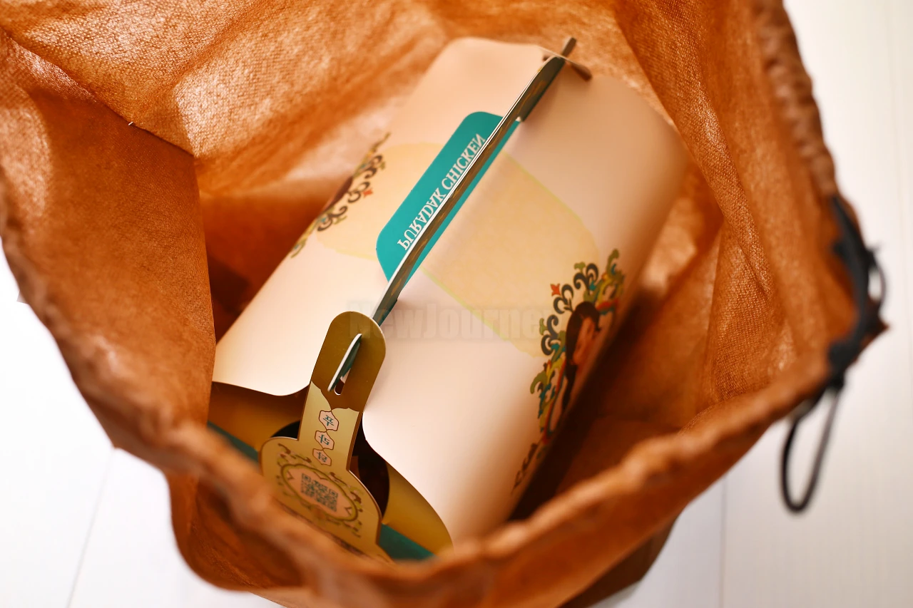 푸라닭 박스 태그 puradak box tag closeup