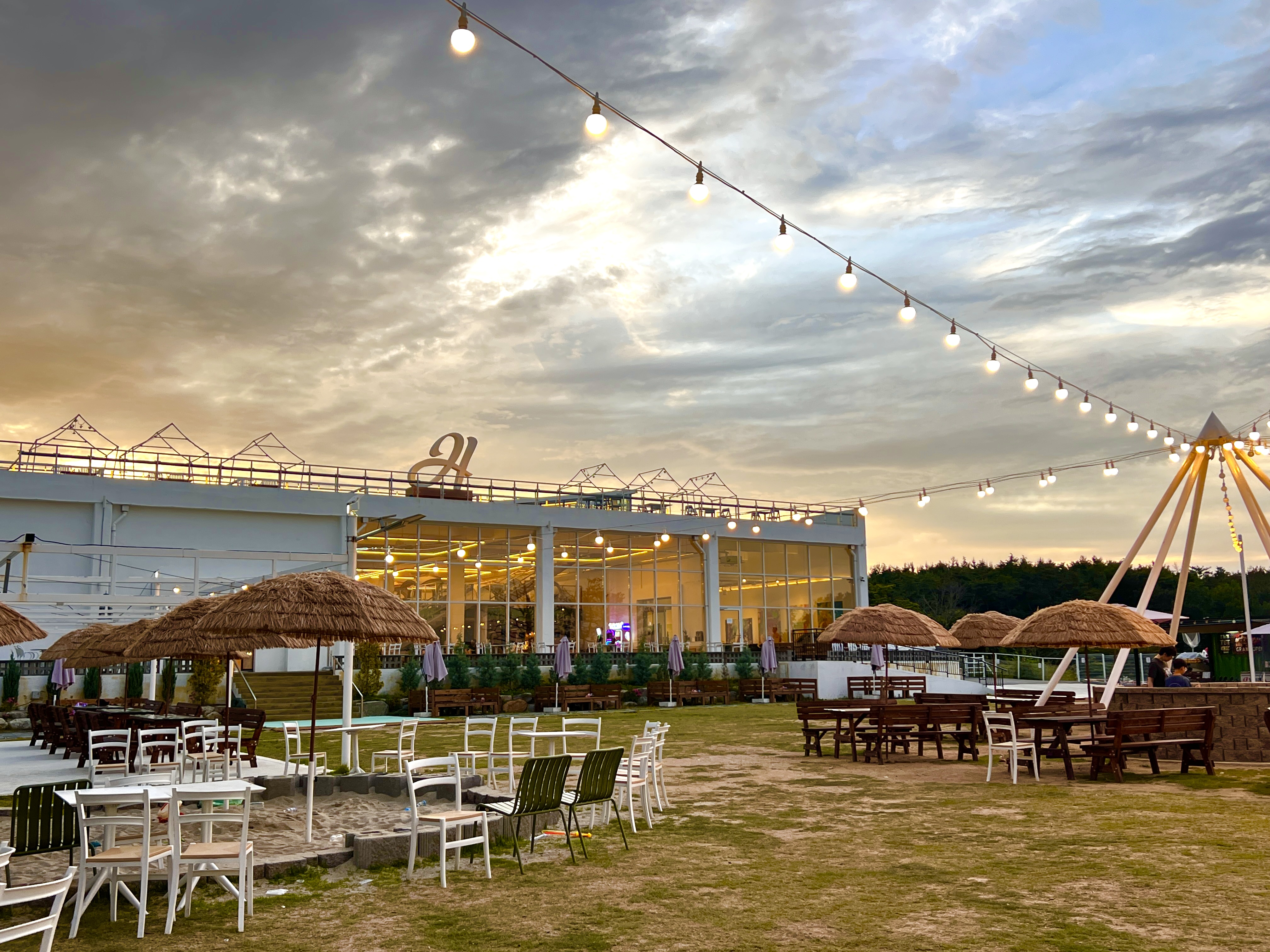 헤이스테이#헤이스테이기장#기장바비큐#기장카라반#부산오션뷰카페#기장카페추천#기장아이와가볼만한곳, 일몰