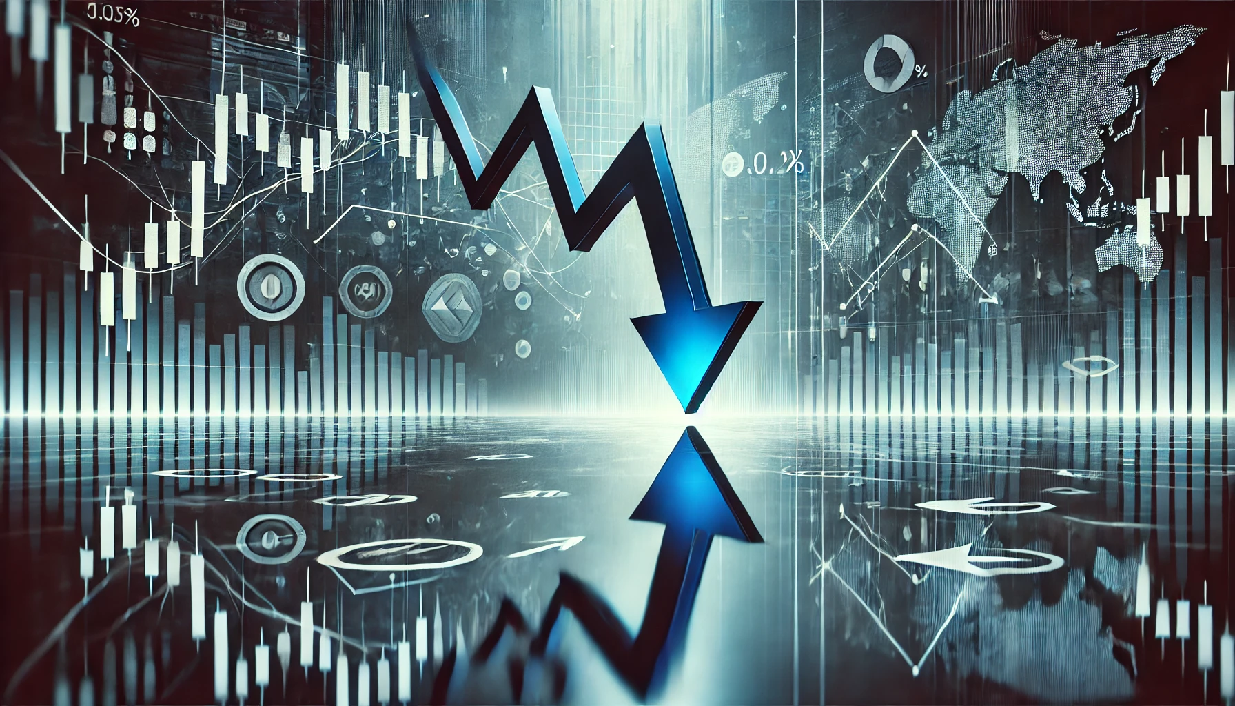 2025년 01월 31일 한국증시 코스피, 코스닥 하락장을 표현한 이미지 입니다.