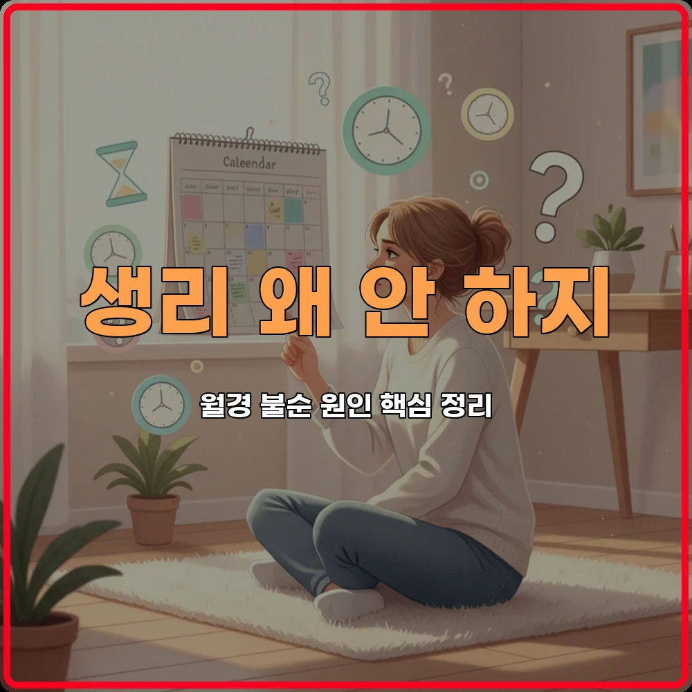 생리늦어짐