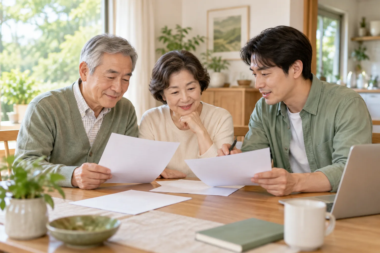 기초연금 신청 전에 소득과 재산 자료를 정리한 체크리스트 이미지