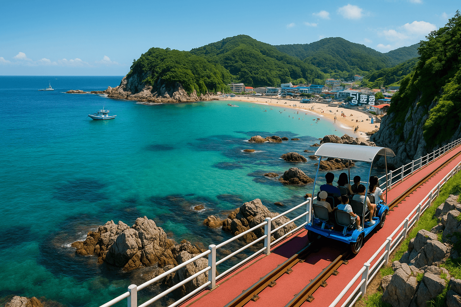 8월 삼척 장호항과 해양레일바이크로 떠나는 여름 여행