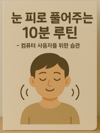 눈 피로 풀어주는 10분 루틴 – 컴퓨터 사용자를 위한 습관