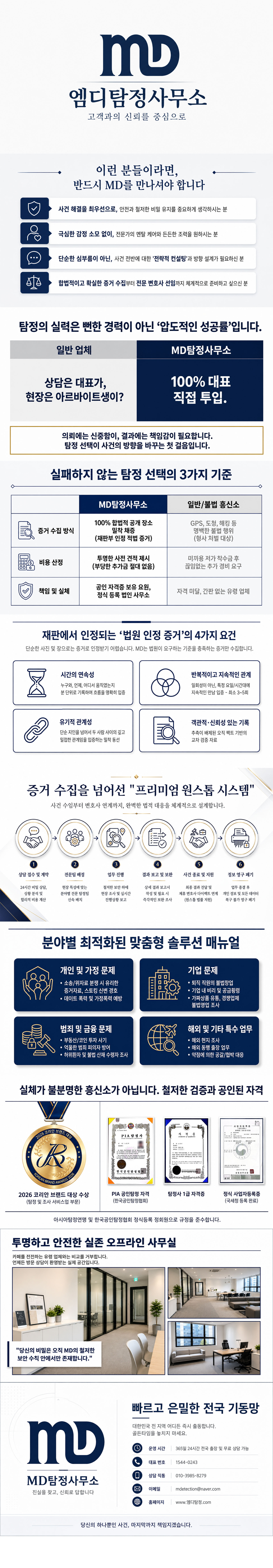 엠디탐정 외도조사 설명서