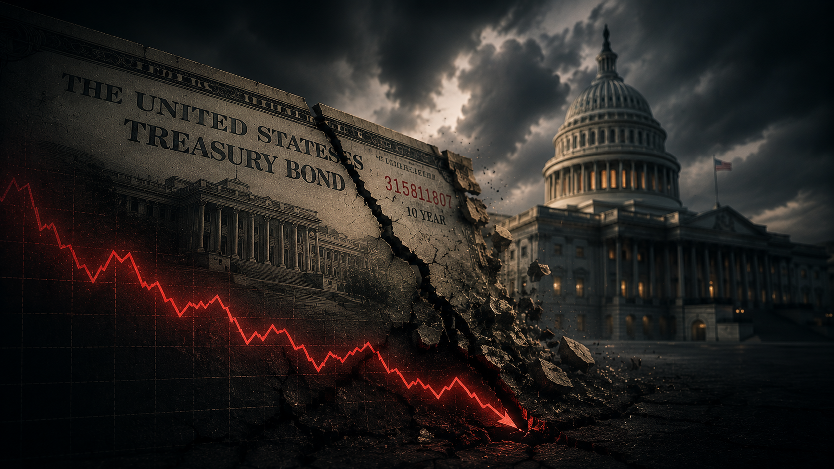U.S. debt crisis and financial instability
