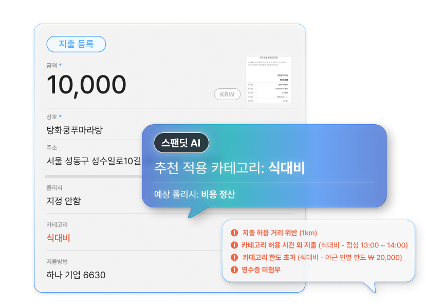 SI, SI업체, 경비처리, 비용관리, 비용처리, 대기업회계