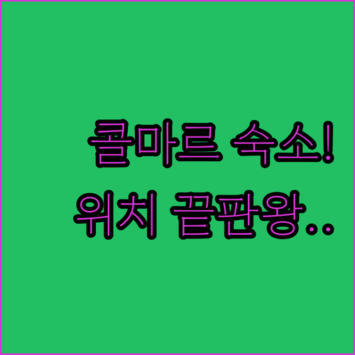 프랑스 콜마르 자유여행 숙소 결정판 ..