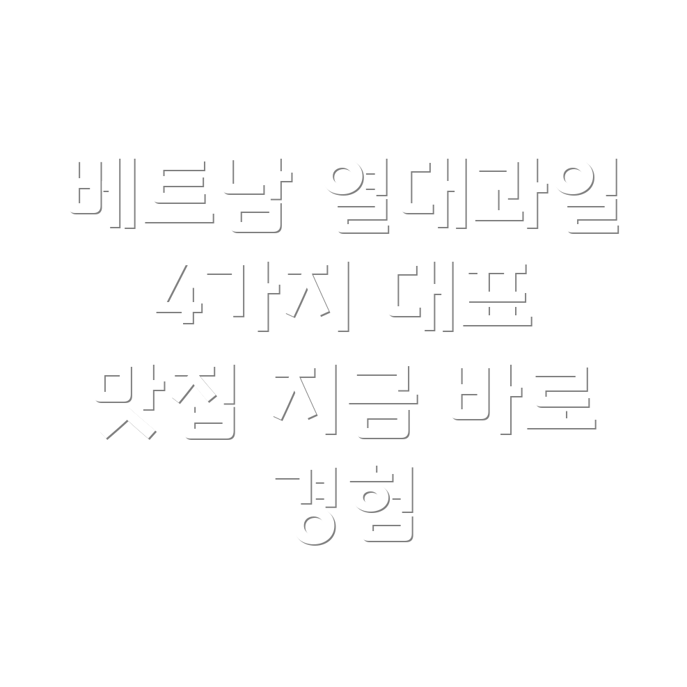 베트남 과일