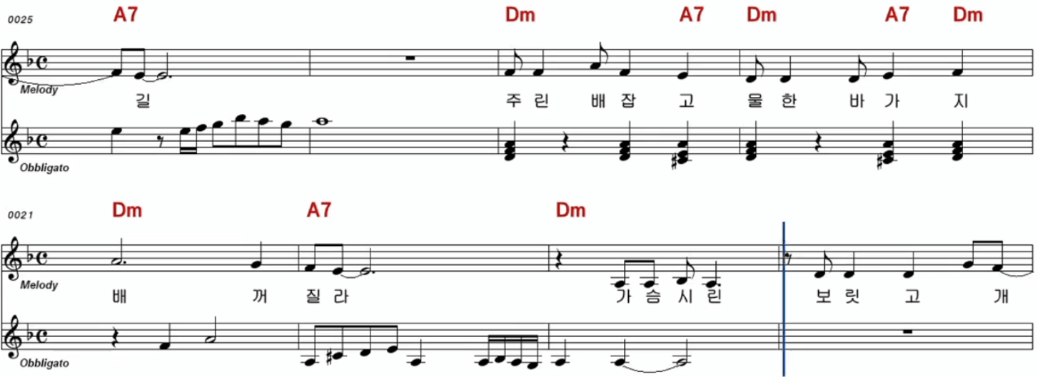 진성 보릿고개 악보