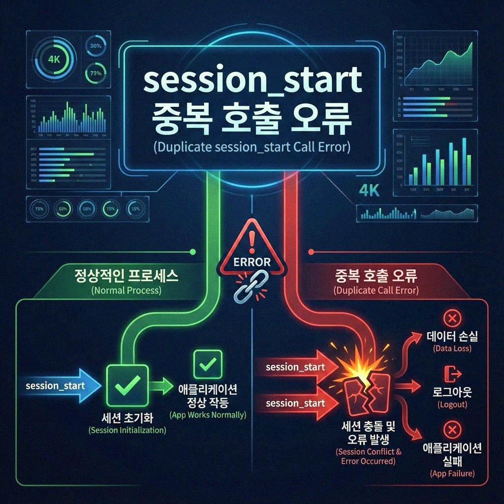 PHP session_start 중복 호출 오류 간단 해결법
