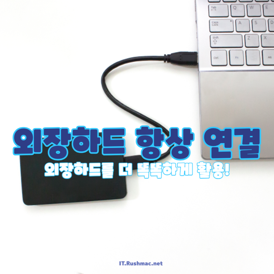 외장하드 항상 연결