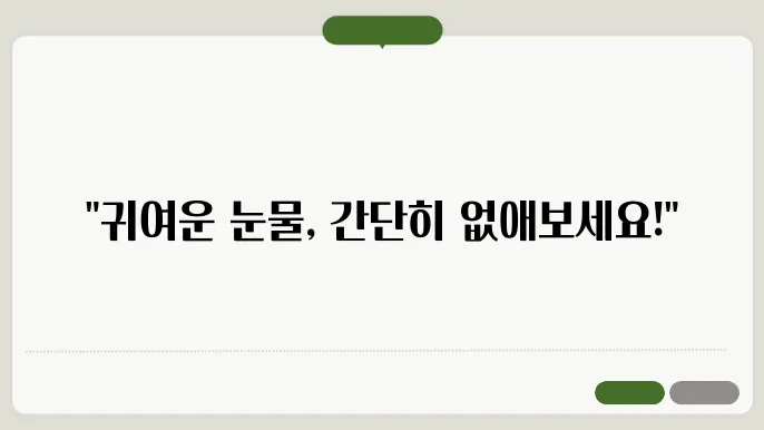 강아지 눈물자국 제거제 추천 BEST5, 효과와 사용법 알아보기